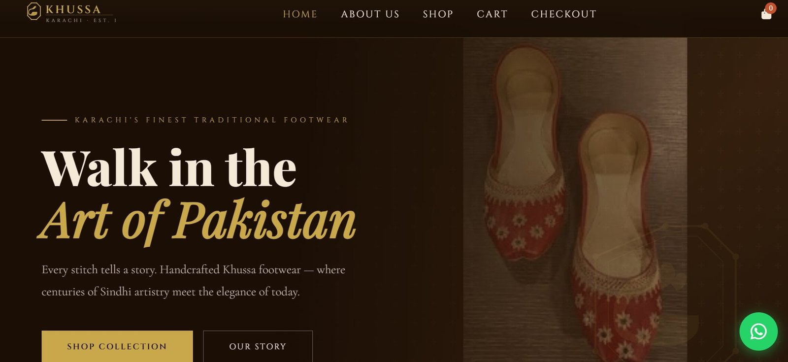 Khussa Karachi Website